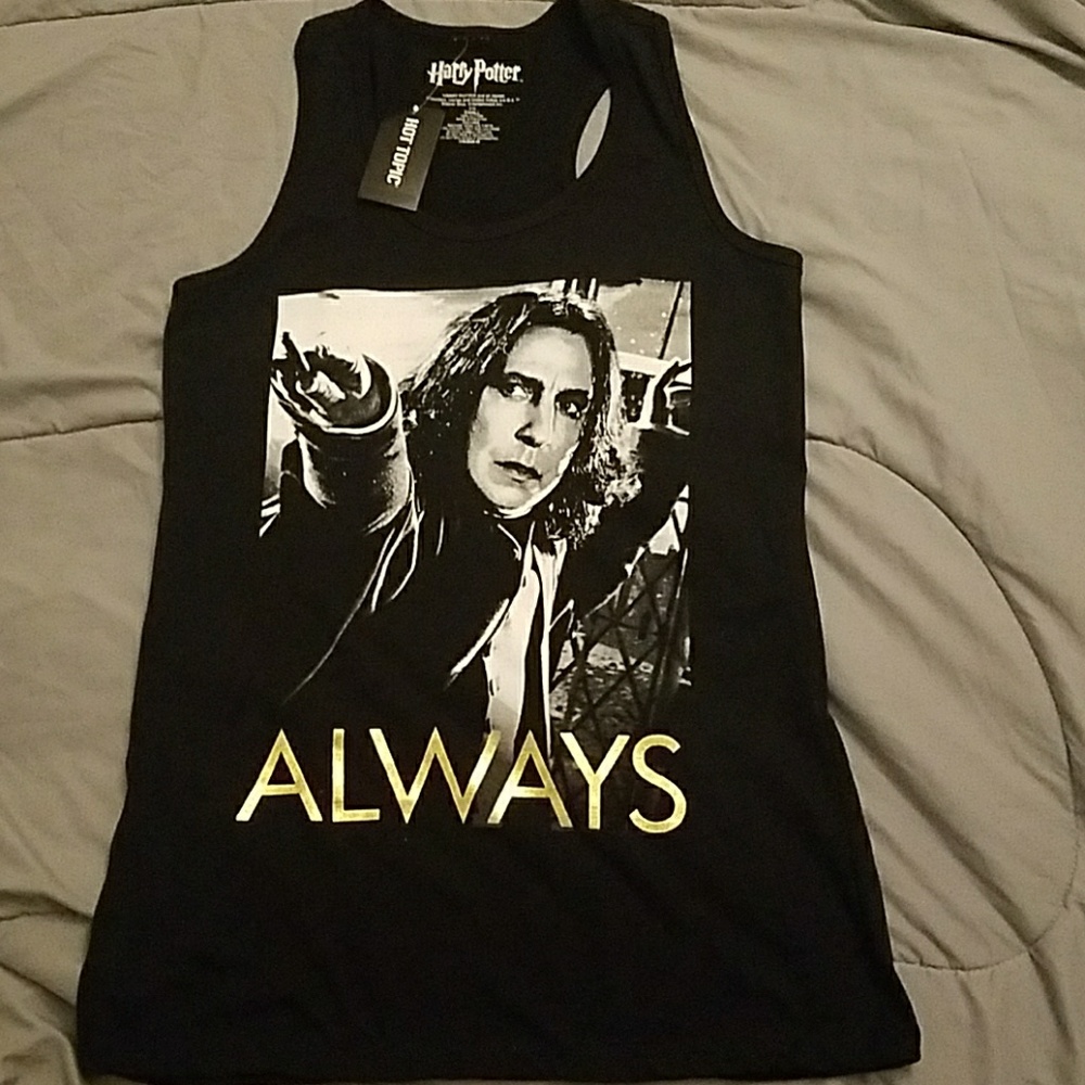 Hot Topic Harry Potter Snape Always tank top shirt